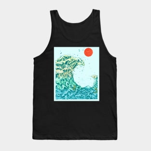 KANAGAWA great wave Tank Top